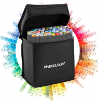 FINECOLOUR BRUSH MINI 60 маркеров "Landscape / Nature / Architecture / Tech" набор в фирменной сумке