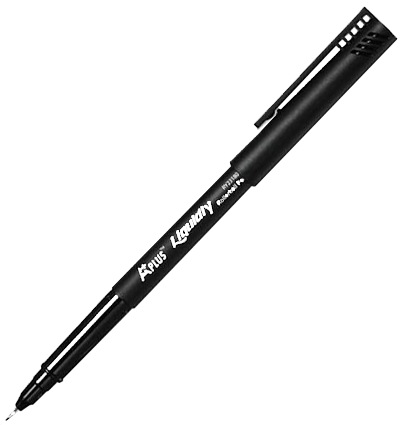Черный лайнер для скетчинга Beifa Liquidly 0.5 мм (капиллярная ручка)
