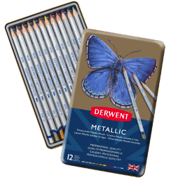 Карандаш с эффектом металлик Derwent Metallic