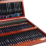 Набор цветных карандашей Derwent Studio 72 Wooden Box цвета на восковой основе в  деревянном этюднике купить в фирменном художественном магазине Скетчинг ПРО с доставкой по РФ и СНГ