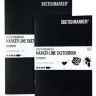 Скетчбук Sketchmarker Marker Line для маркеров чёрный с мягкой обложкой B5 / 16 листов / 160 гм купить в магазине маркеров Скетчинг ПРО с доставкой по РФ и СНГ