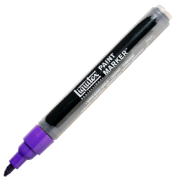 Маркер акриловый LIQUITEX PAINT MARKER Fine 2 мм №186 диоксазин фиолетовый