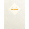 Блокнот в клетку Rhodia Heritage Chevrons мягкая обложка кремовый А5 / 70 листов / 90 гм