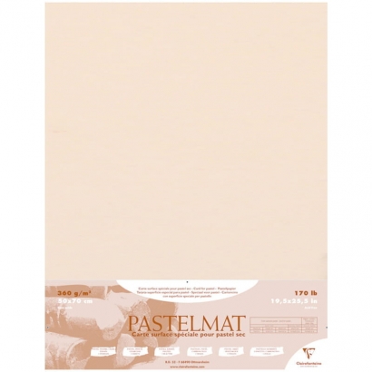 Бархатная бумага для пастели Pastelmat ClaireFontaine кукуруза пачка 50х70 см / 5 листов / 360 гм
