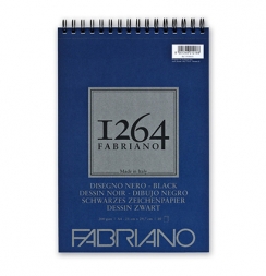 Альбом для графики 1264 BLACK А4 / 40 листов / 200 гм