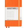 Записная книжка Leuchtturm «Pocket» A6 в линейку оранжевая 187 стр.