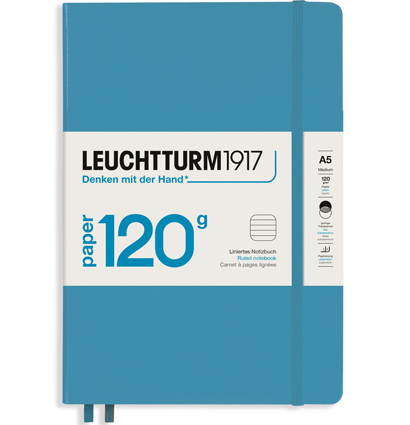 Блокнот Leuchtturm «Notebook Edition» А5 в линейку нордический синий 203 стр.