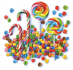 Раскраска для маркеров Sketchmarker Candy А5 с акварельной бумагой
