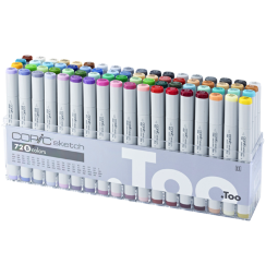Набор маркеров COPIC SKETCH 72 B с кистью