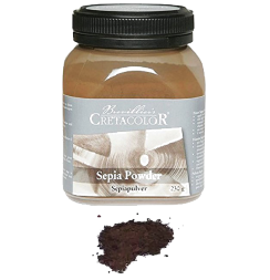 Сепия пудра Cretacolor Sepia Powder водорастворимая в баночке 230 г
