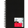 Скетчбук для зарисовок Canson Art Book One черный на пружине А5 / 80 листов / 100 гм купить в художественном магазине Скетчинг ПРО с доставкой по РФ и СНГ