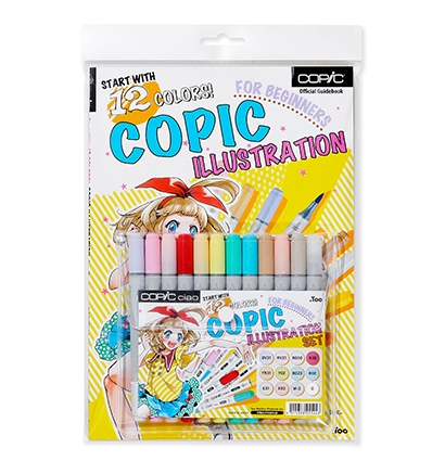 Copic Ciao 12 Manga Illustration набор маркеров для скетчей в пластиковом кейсе (иллюстрация)