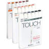 Наборы маркеров для скетчинга Touch Brush 18 цветов (телесные + древесные + серые) купить в магазине маркеров Скетчинг Про