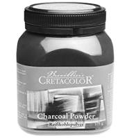 Угольная пудра Cretacolor Charcoal Powder водорастворимая в баночке 230 г