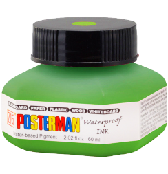 Чернила ZIG Kuretake Posterman Ink 446 зеленые универсальные покрывные 60 мл