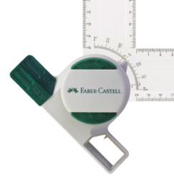 Линейка "Чертежная головка" Faber-Castell TK System поворотная для планшетов А3 и А4