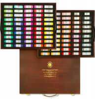 Пастель сухая Mungyo Gallery Handmade Soft Pastel 100 цветов круглая в деревянном кейсе