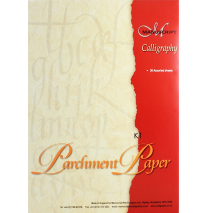 Пергамент для каллиграфии Manuscript Parchment Paper А4 / 36 листов / 90 гм