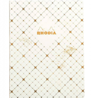 Блокнот в клетку Rhodia Heritage Quadrille мягкая обложка кремовый А5 / 70 листов / 90 гм