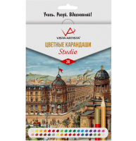 Карандаши цветные Vista-Artista "Studio" набор 36 цветов