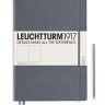 Записная книжка Leuchtturm «Master Slim» A4+ нелинованная глубокий серый 123 стр.