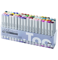 Набор маркеров COPIC SKETCH 72 E с кистью