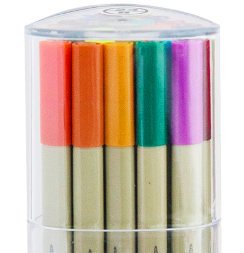 Набор капиллярных линеров для скетчей Finecolour Liner 24 цвета (вариант B)