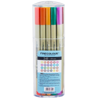 Набор капиллярных линеров для скетчей Finecolour Liner 24 цвета (вариант B)