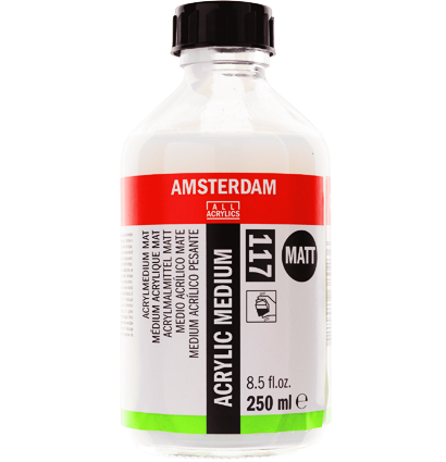 Медиум для акрила Amsterdam Acrylic Medium Matt 117 матовый во флаконе 250 мл