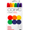 Набор маркеров Copic Ciao Primary 6 цветов для скетчей в пластиковом кейсе (основные цвета) купить в магазине маркеров Скетчинг ПРО с доставкой по РФ и СНГ