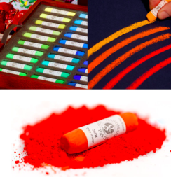 Пастель сухая Mungyo Gallery Handmade Soft Pastel 15 цветов ручной работы круглая