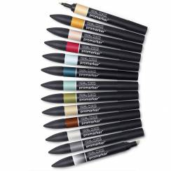 Набор маркеров Promarker Winsor&Newton Manga 12+1 Set 2 манга стиль