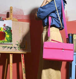 Пенал-сумка для маркеров с ремешком Prosketching Marker Bag 80 маркеров, розовый