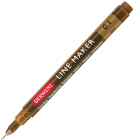 Капиллярный линер Derwent Line Maker сепия