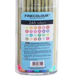 Набор капиллярных линеров для скетчей Finecolour Liner 24 цвета (вариант А)