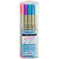 Набор капиллярных линеров для скетчей Finecolour Liner 24 цвета (вариант А)