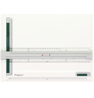 Планшет для черчения кульман Faber-Castell TK-System белый формат А3 с рейсшиной