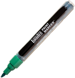 Маркер акриловый LIQUITEX PAINT MARKER Fine 2 мм №317 зеленая ФЦ (синий оттенок)