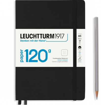 Блокнот Leuchtturm «Notebook Edition» А5 в точку черный 203 стр.