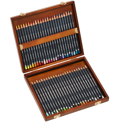 Цветные карандаши Derwent Procolour 48 цветов набор в деревянном кейсе