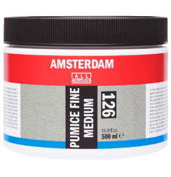 Медиум для акрила Amsterdam Pumice Fine Medium для придания мелкозернистой структуры 126 в банке 500 мл