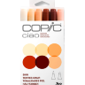 Набор маркеров Copic Ciao Skin 6 цветов для скетчей в пластиковом кейсе (телесные цвета) купить в магазине маркеров ПРОСКЕТЧИНГ с доставкой по РФ и СНГ