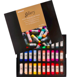 Пастель сухая Mungyo Gallery Handmade Soft Pastel 30 цветов ручной работы круглая