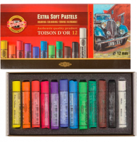 Пастель художественная сухая Toison D'or Extra Soft 8552 Koh-I-Noor 12 цветов