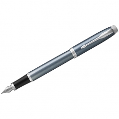 Ручка перьевая Parker IM Light Blue Grey CT синяя 0,8 мм в подарочной упаковке