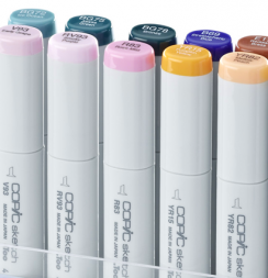 Набор маркеров COPIC SKETCH 12 EX-2 с кистью