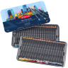Цветные карандаши Derwent Procolour набор из 72 цветов в кейсе купить в магазине для художников Скетчинг Про с доставкой по РФ и СНГ