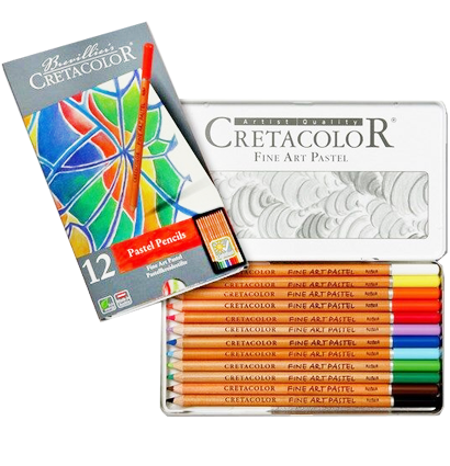 Набор пастельных карандашей Cretacolor Fine Art Pastel 12 цветов в фирменном кейсе