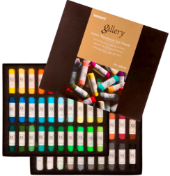 Пастель сухая Mungyo Gallery Handmade Soft Pastel 60 цветов ручной работы круглая