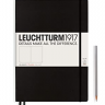 Записная книжка Leuchtturm «Master Slim» A4+ нелинованная черная 123 стр.